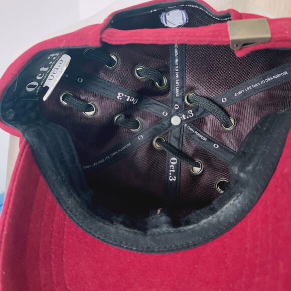 Oct. 3 Korean Fashion Velvet Cap with Tie (One Size) - Picture 5 of 6